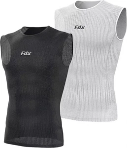 Top de 2 piezas para hombre sin mangas de malla fresca capa base ligera para correr fitness ciclismo - Imagen 1 de 10