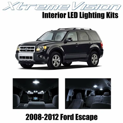 Светодиод для салона XtremeVision для Ford Escape 2008-2012 (8 шт.) чисто белый - Изображение 1 из 4