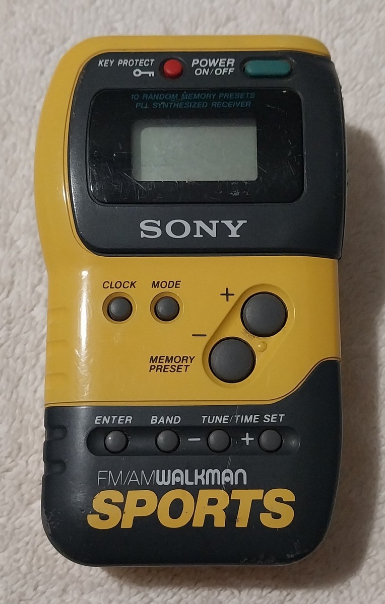 SONY SPORTS ラジオ Yahoo!オークション - （Nz081070）SONY ZX-7 FM/AM ステレオ