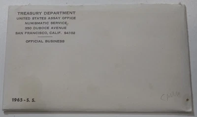 1965 Special Mint Set - 40% SILVER coin KENNEDY Half Dollar - Image 1 of 4