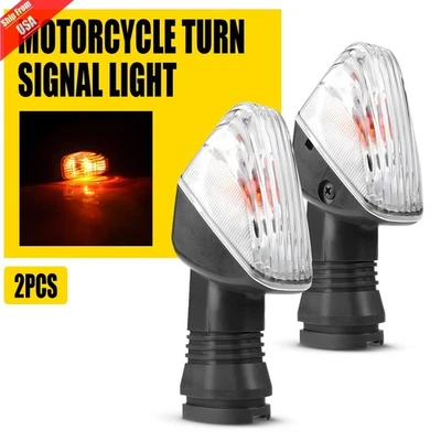 2x Front Rear Turn Indicator Signal Lamp For Kawasaki KLR 650 KLR650 2008-2017 Foto 1 de 4