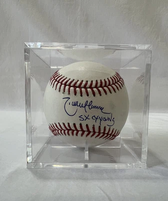 Randy Johnson "the Big Unit" MVP Champ 2001 Signed Auto Baseball Beckett COA - Image 1 of 4