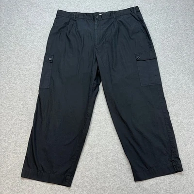 Pantalones cortos cargo Elisabeth WMN 20 negros L.E.MU00144 tiro alto mezcla de algodón sueltos Foto 1 de 4