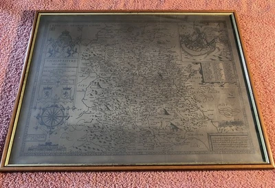 C. 1610 John Speed Antique Map Of Shropshire - Image 1 of 4