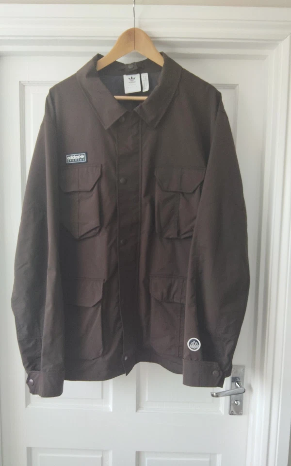 Adidas Spezial Haslingden Jacket Size X Large XL EXTRA LARGE Dark Brown SPZL  - Image 1 of 4