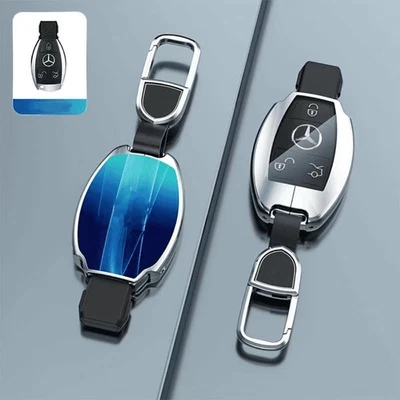Protection Key Fob Case Cover Shell for Mercedes Benz GLC CLS C E S Vito - Image 1 of 2