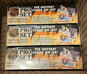 Juego profesional de hockey serie 2 1990 - 3 cajas lote 36 paquetes cada una - Imagen 1 de 2