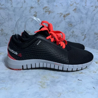 Reebok Z Run Women's Size 8 Running Shoes Black Orange Athletic Trainer Sneakers - Image 1 of 4
