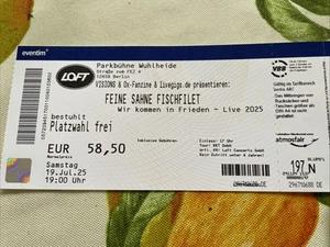 2 Konzertkarten Feine Sahne Fischfilet Berlin 19.07. - Bild 1 von 3