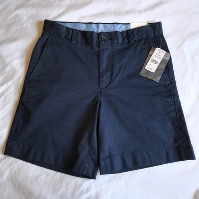 Pantalones Cortos Chinos Brooks Brothers Para Hombre W30 Azul Marino Algodón 7" Entrepierna Elastizados Nuevos con Etiquetas Foto 1 de 4