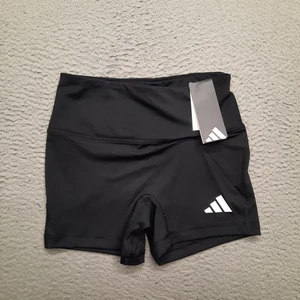 Adidas 4" Shorts Damen klein schwarz Kompressionsshort Volleyball Biker JM9521 - Bild 1 von 5
