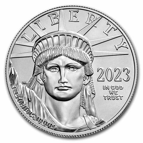 2023 1 oz American Platinum Eagle Coin BU Cover