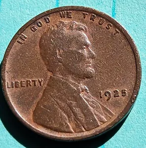 1925 P - Penny di grano Lincoln - G/VG WB035 - Foto 1 di 2