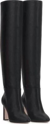 Botas femininas Jessica Simpson Mistia pretas acima do joelho pretas tamanho 6 - Imagem 1 de 4