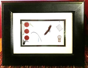 LITOGRAFÍA DAVID WILLIAMS OJIBWAY CANADÁ Artista de Suscripción con Atribución Mate, Enmarcado - Imagen 1 de 9