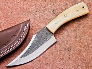 Custom Handmade Carbon Steel Blade Camping Hunting knife, Skinning knife - 9549 - Picture 1 of 9