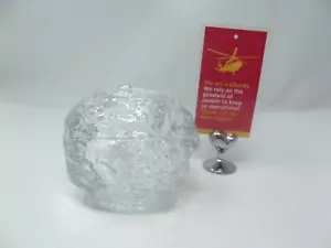 Kosta Boda Sweden Glass Snowball Tealight Holder C5 - Picture 1 of 10