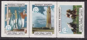 USA ^^^^ BOB NASSAU COUNTY HOTELS MNH cinderellas labels @ RUM2012us1133 - Picture 1 of 1