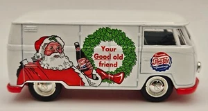 Ledo Days Gone By Pepsi Cola weiß Druckguss VW Volkswagen Bus Van - Bild 1 von 7