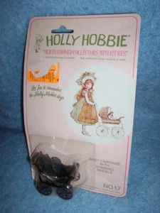 1976 Holly Hobbie Old Fashioned Diecast Metal Miniatures #17- Baby Carriage - Picture 1 of 5