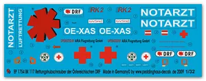 Peddinghaus 1/32 1754 BK 117 Hélicoptère de Sauvetage Oe-Xas Östereichische - Photo 1 sur 1