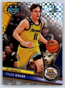 2023-24 Bowman University Chrome Tyler Kolek 1st Bowman Rookie X-Fractor RC #50 - Picture 1 of 2