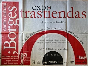 Afiche / Poster Expo Trastiendas 2a Feria Asoc. Galerías de Arte C C Borges 2002 - Bild 1 von 1