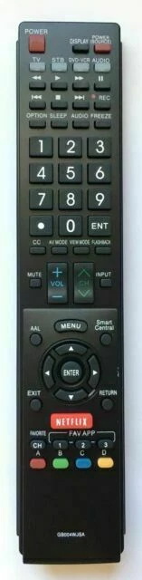 Usbrmt Remote Gb118wjsa for Sharp AQUOS TV Gb005wjsa Lc70le650u Lc60le650u
