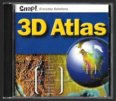 3D Atlas (Windows CD-ROM PC 2001) Snap! Everyday Solutions, Jewel Case - Tested - Image 1 of 4