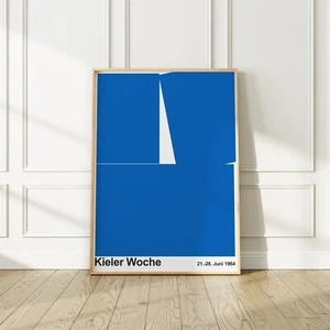 Kieler Woche 1964, The Kiel Week Sailing Event Poster, 24"x36" (61x91cm) - Picture 1 of 4