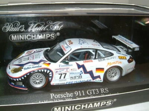 1/43 PORSCHE 911 GT3 RS #77 2001 LE MANS,JEANETTE,DUMAS,HAEZEBROUCK,MINICHAMPS - Picture 1 of 1