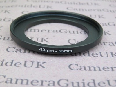 43mm to 55mm 43mm-55mm Stepping Step Up Filter Ring Adapter - Image 1 of 2