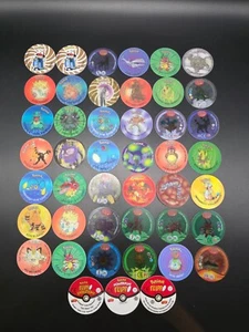 45 Pokemon Flippo Evolutions Powerplay Flippo Pogs 2001 Smiths - Bild 1 von 6