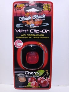 Air Freshener CHERRY SOUTH BEACH Vent Clip Scent last 45+ Car Eliminate Odors - Picture 1 of 2