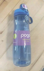 Pogo Water Bottle Plastic Tritan 32 Oz Blue BPA Free With Chug Lid Brand NEW - Picture 1 of 3