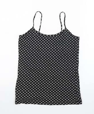 Peacocks Womens Floral Cotton Blend Tank Size 14 - Image 1 of 4