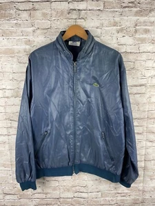 VINTAGE Izod Lacoste Men's XL Blue Zip Up Jacket - Picture 1 of 8