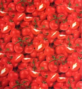 Elizabeths Studio - Food Festival - Kirschtomaten - rot - 436E-ROT, Stoff BTY - Bild 1 von 2