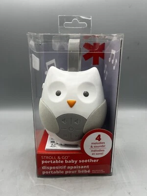 Skip Hop Baby Sound Machine Stroll & Go Portable Baby Owl White NEW Open Box - Image 1 of 3