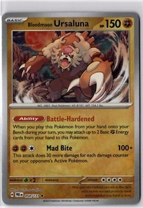 Bloodmoon Ursaluna 54/131 Prismatic Evolutions Poke Ball Holo NM - Picture 1 of 2