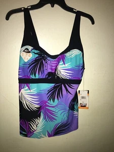 Zero Xposur Build in Bra Swim Top Gr. XXL Bademode Tankini Neu - Bild 1 von 4