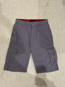Levi’s Shorts Boys 18 Gray XX Cargo Shorts Relaxed Fit - Picture 1 of 11