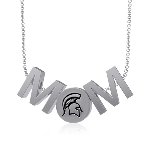 Dayna Designs Michigan State Spartans MOM Necklace Cover