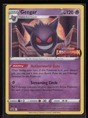 Gengar - (Prerelease) Holo SWSH241 Promo SWSH: Sword & Shield Promo Cards NM - Image 1 of 2