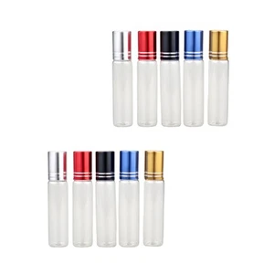 10 pièces bouteilles rechargeables en bouteille d'huiles essentielles sous-emballage - Photo 1/11