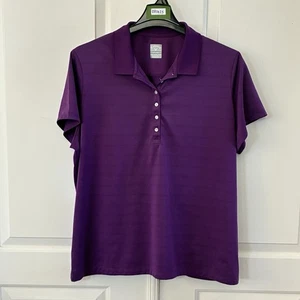 Polo Callaway donna XXXL viola Opti Dri golf golfista outdoor poliestere - Foto 1 di 7