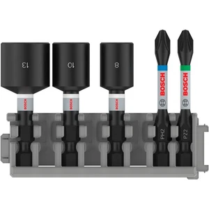 Bosch Impact Control Screwdriver and Nutdriver Set 5 Piece 2608522350 - Picture 1 of 3
