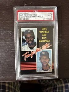 1985 Leaf - Don Mattingly, Dave Winfield #140 - Picture 1 of 1