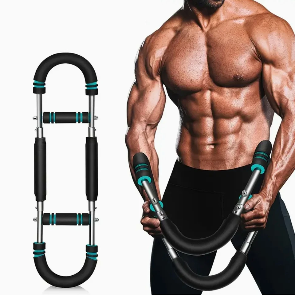 40 kg Pinza de mano en forma de U Entrenador de brazo Barra Twister Potencia Equipo de fitness Foto 1 de 4