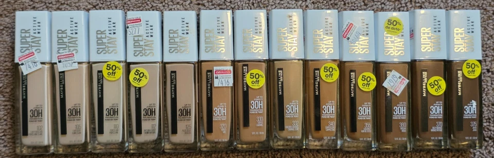 Base Maybelline Superstay Active Wear 30H, tú eliges Foto 1 de 1